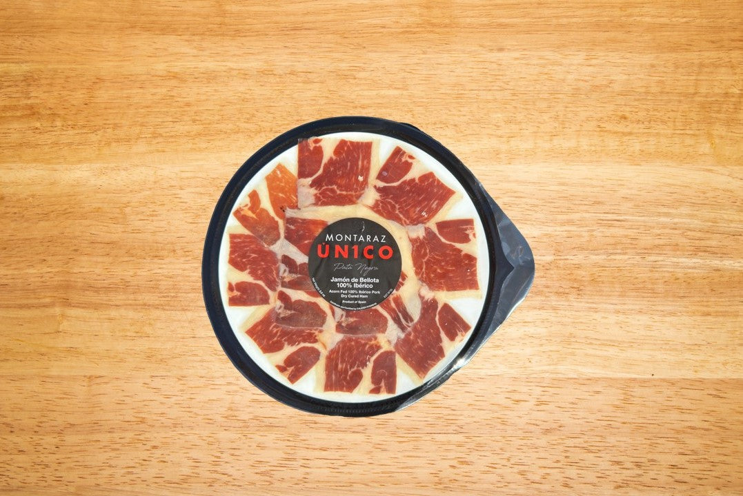 Montaraz Unico Jamón de Bellota 100% Iberico Slices (2.5 oz)