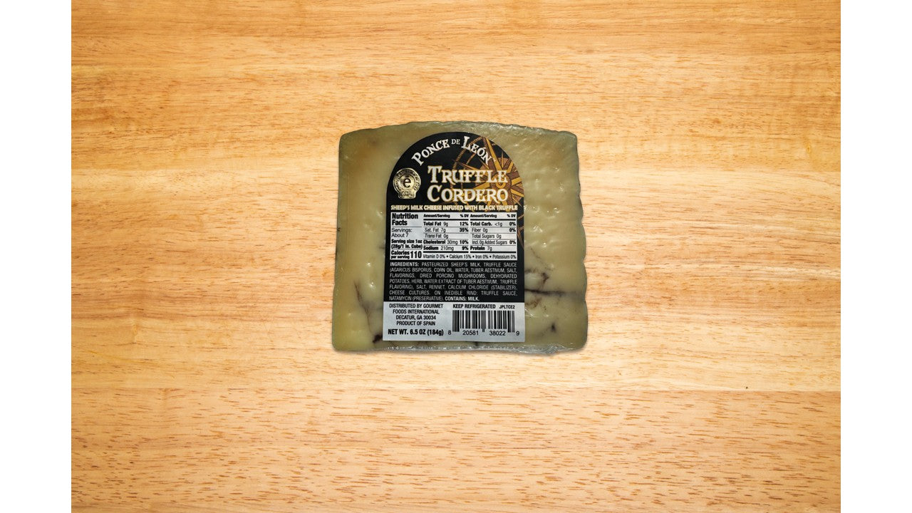 Ponce de León Truffle Cordero Cheese