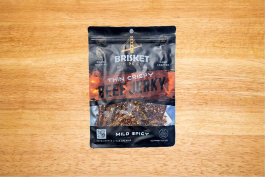 Brisket Chips Co. Thin Crispy Beef Jerky – Mild