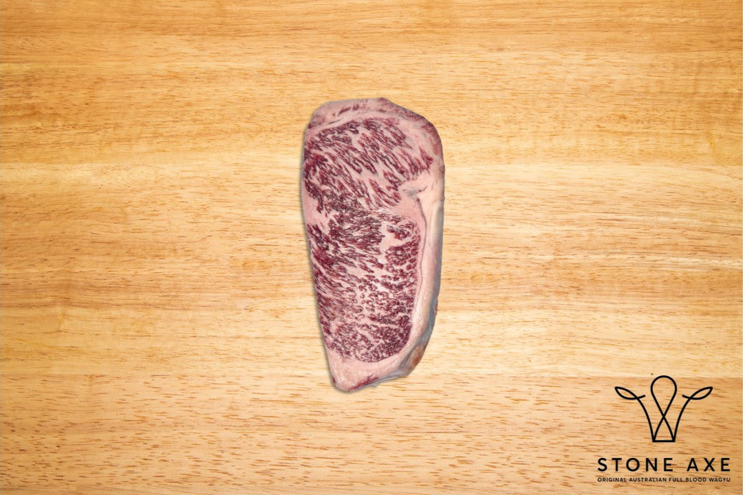 Stone Axe Australian Wagyu New York Strip BMS 9+ (16 oz)